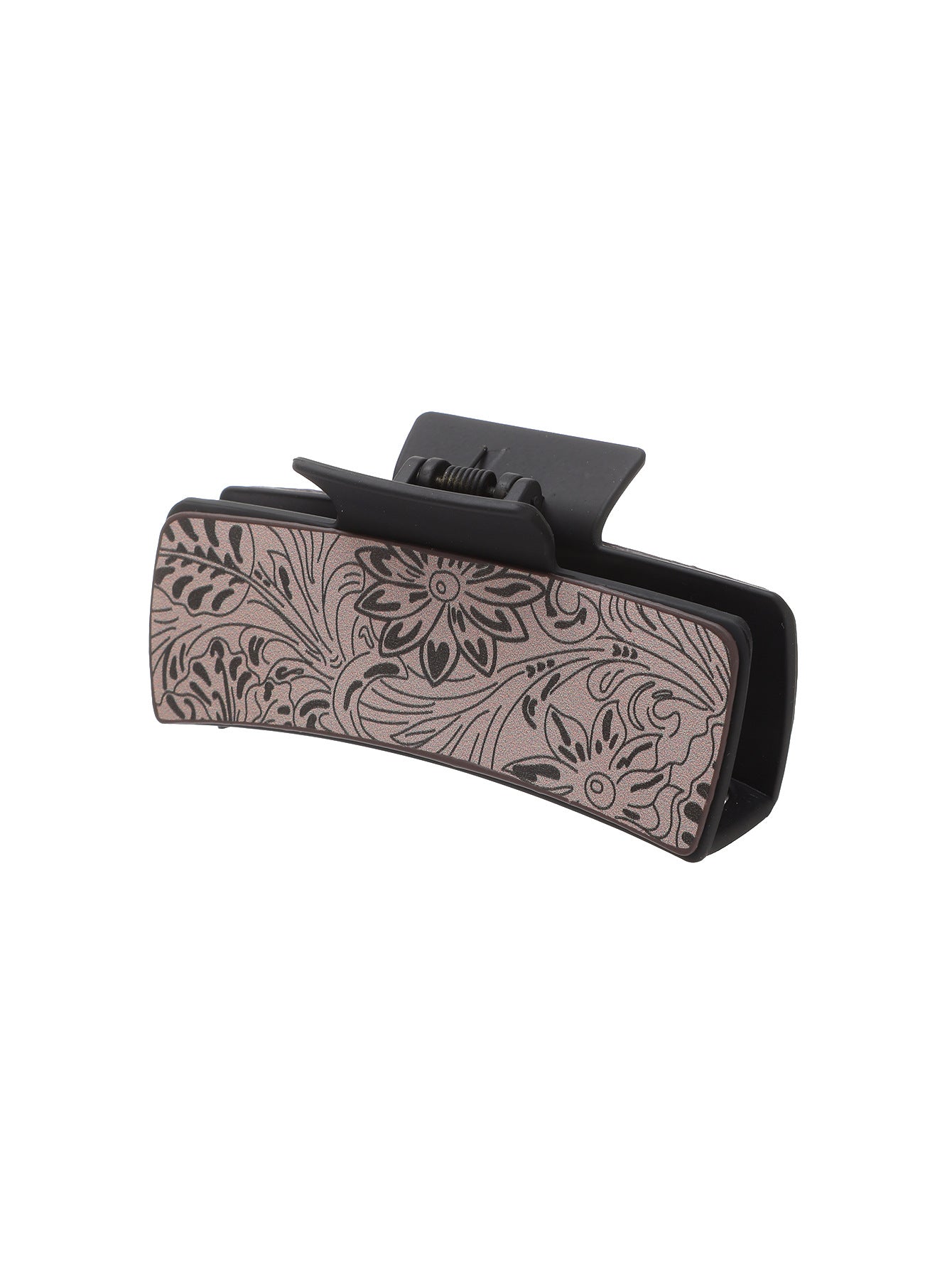 Wholesale Western Wind Sunflower Cow Pattern MAMA Leather Hair Clips